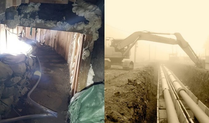 Thieves rented the entire hotel and dug a tunnel to the oil pipeline for a month (3 photos)