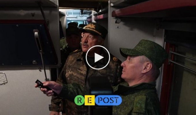 Белорусские военные продемонстрировали Лукашенко «технологию будущего» — закопанный в землю вагон