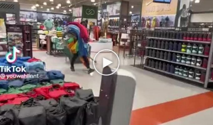 Активісти BLM крадуть речі зі спортивного магазину
