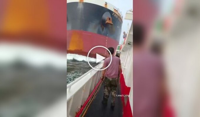 Two ships collided near Singapore
