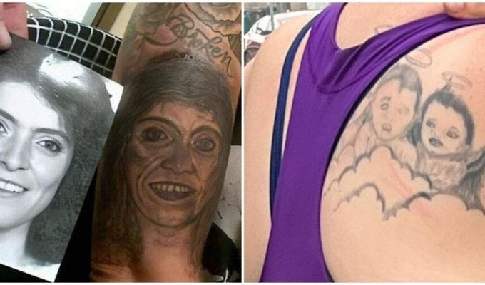 25 extremely strange tattoos that you want to unsee (26 photos)