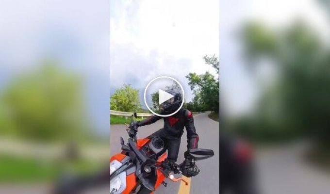 Красиво снятое ДТП