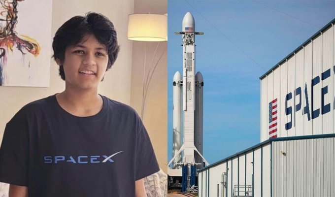 Elon Musk hired a 14-year-old boy (4 photos)