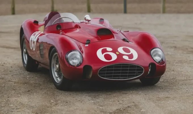 Уникальную Ferrari 1955 года, на которой ездил Кэрролл Шелби, выставят на аукцион (17 фото)