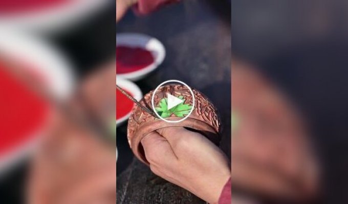 Китайская техника перегородчатой эмали Цзинтайлань