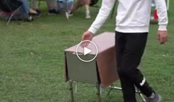 Interesting box for going on a picnic