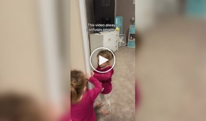 On the positive side: girls play hide-and-seek