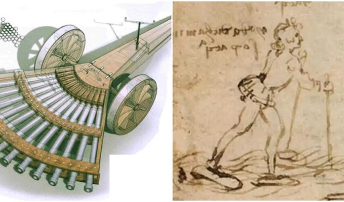 10 brilliant inventions of Leonardo da Vinci (11 photos)