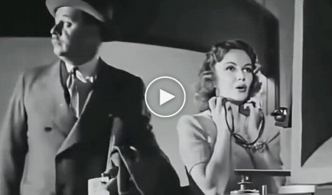 Процесс озвучки мультфильмов в 1940-х