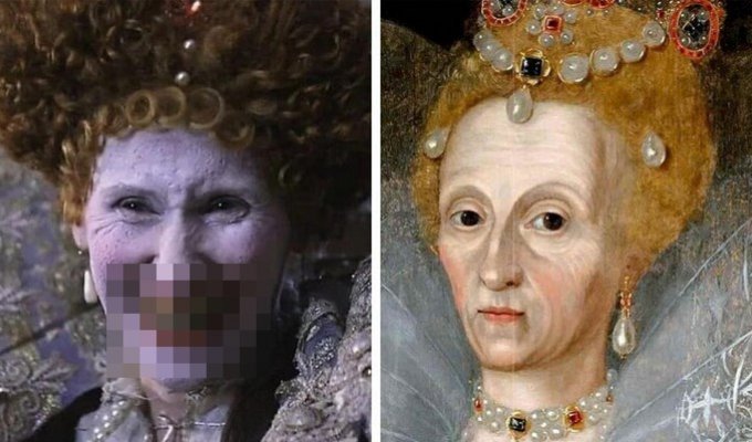 Why Elizabeth I had black teeth, and how she introduced the fashion for them (5 photos)