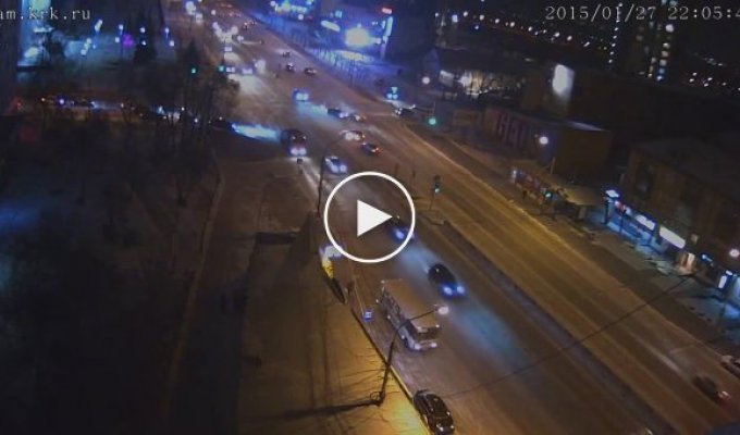 В Красноярске погиб молодой водитель