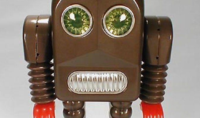 Роботы игрушки 50-х (17 фото)
