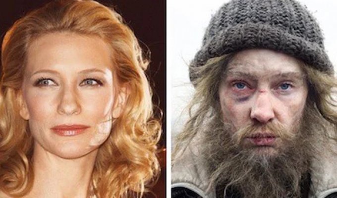 12 Examples of How Makeup Artists Transform Actors (12 photos)