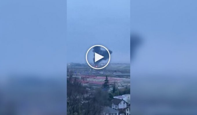 Пожар в аэропорту российского Сочи