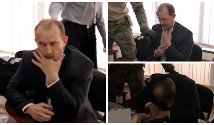 Во время задержания иркутский чиновник попытался съесть улики и подавился (2 фото + 1 видео)