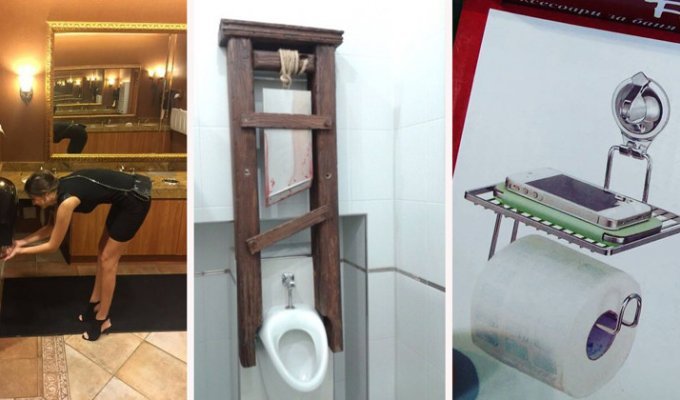 28 гениальных идей для туалетной комнаты (28 фото)