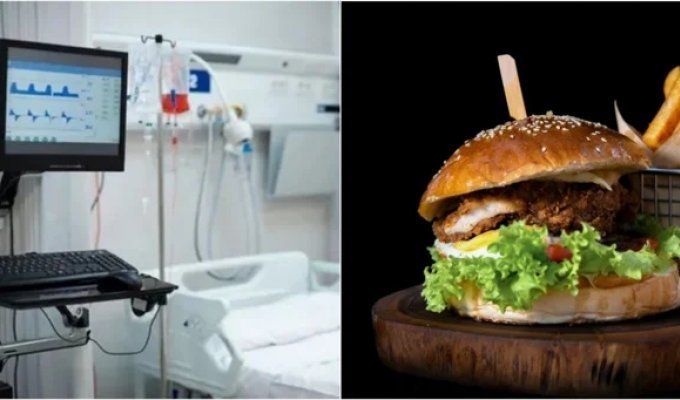 В Греции парень ради шутки проглотил булку с котлетой целиком и чуть не умер (3 фото)