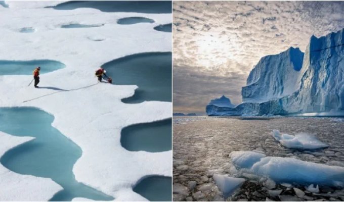 Глобальное потепление на тормозах: Арктика не тает так быстро, как ждали (3 фото + 1 видео)