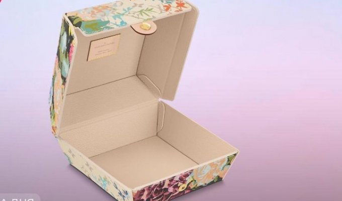 Модники на месте: Louis Vuitton выпустила картонную коробку из-под бургера за 3500 долларов (2 фото + видео)