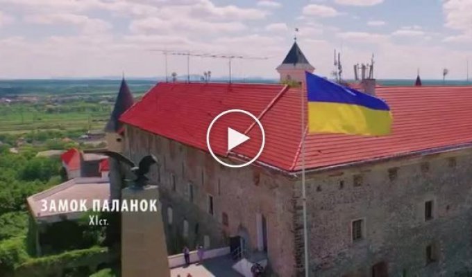 Замки Украины с высоты птичьего полета