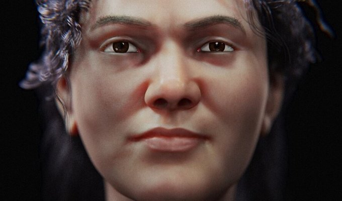 Вчені показали обличчя жінки, яка жила 45000 років тому.