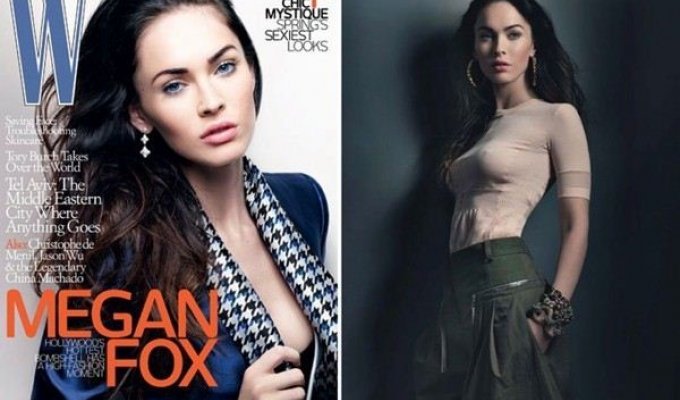 Меган Фокс (Megan Fox) в мартовском номере журнала W (27 фото)