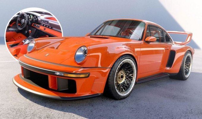 Pumped restomod Porsche DLS Turbo (18 photos)