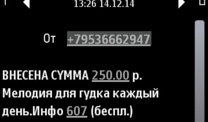 Пассивный способ борьбы с SMS-мошенничеством (5 скриншотов)