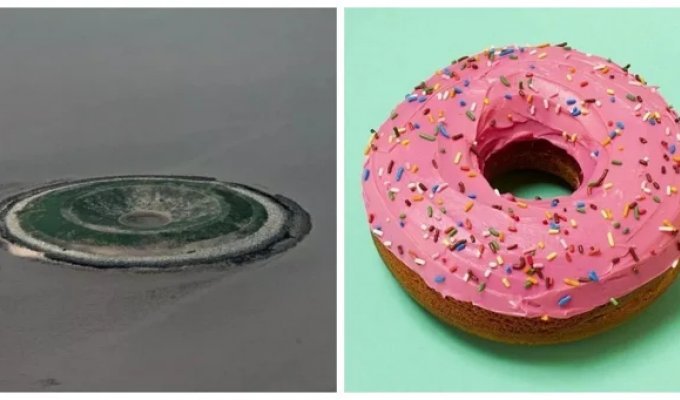 A failed engineering project that turned into an abandoned "donut" (6 photos + 1 video)