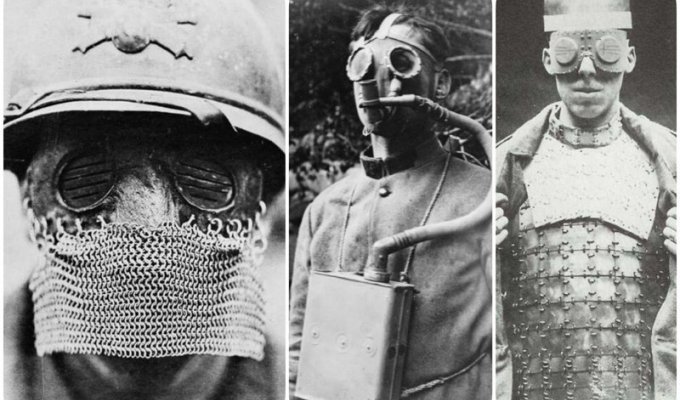 Жуткая амуниция: средства защиты времен Первой мировой войны, от вида которых мурашки по коже (22 фото)