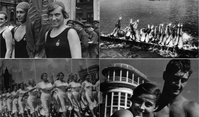 Физкультура и спорт в Советском Союзе 20-30-х годов (21 фото)