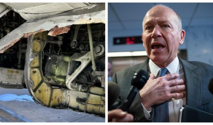 The head of Boeing announced his resignation from the company amid scandals due to aircraft malfunctions (6 photos + 1 video)