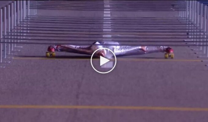 Новая мировая рекордсменка по лимбо на роликах