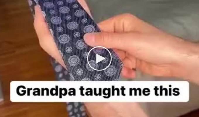 Простой и запоминающийся способ завязывать галстук