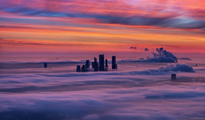 Москва под облаками (19 фото)