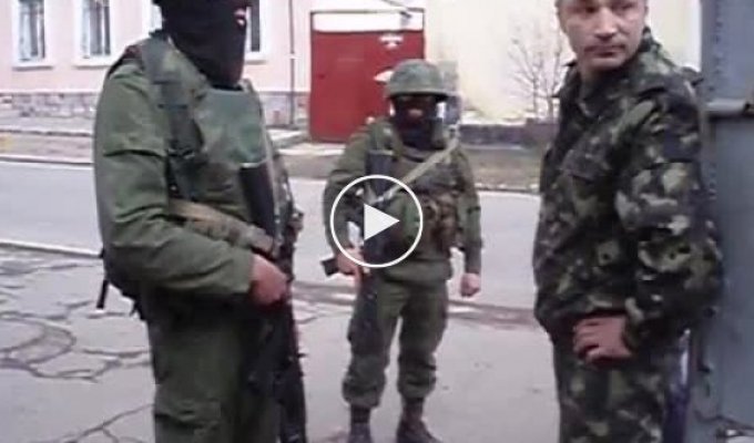 Украинские военные послали руских окупантов (майдан)