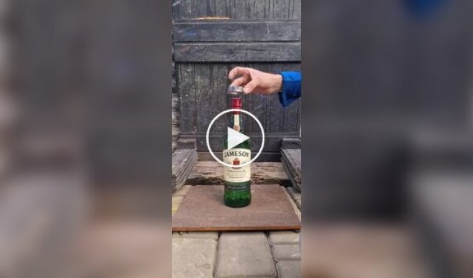 How much weight can a bottle of whiskey hold