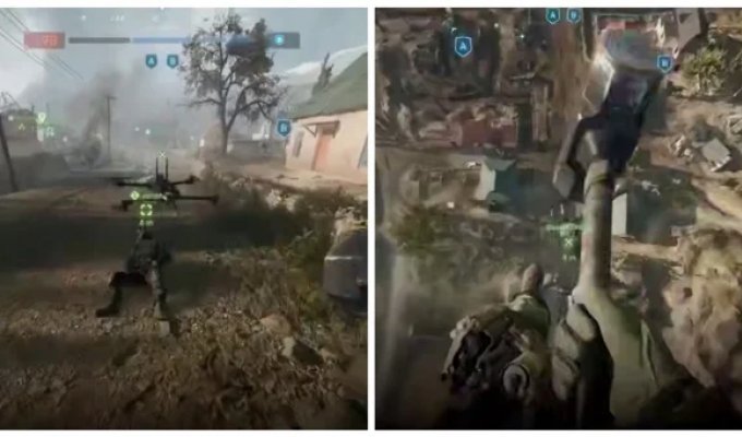 Забавный баг в игре Battlefield 6 (1 фото + 4 видео)