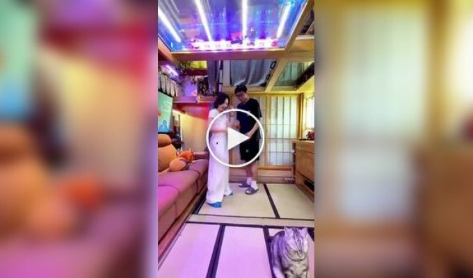 Китаец преобразил свою небольшую квартиру