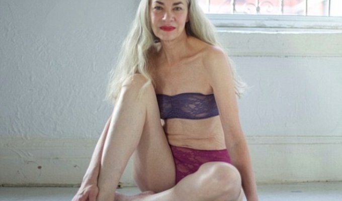Сексуальность не имеет срока годности: пенсионерка стала моделью нижнего белья (7 фото)