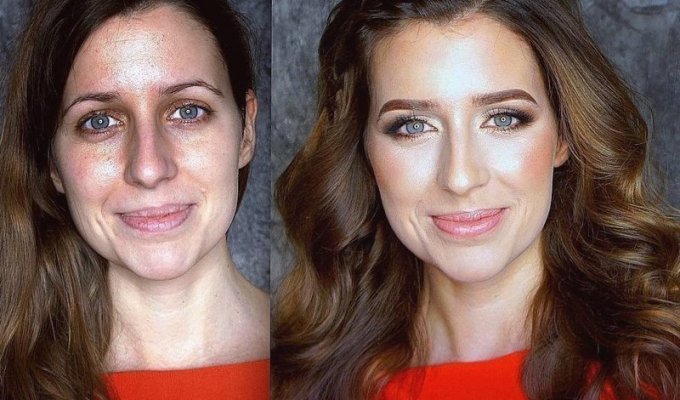 При помощи макияжа этот визажист так преображает женщин, что их не узнать (27 фото)