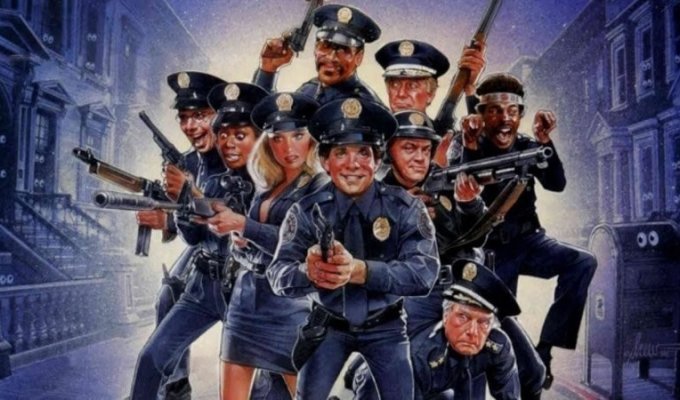 The film "Police Academy" is 40 years old: all episodes from worst to best (11 photos)