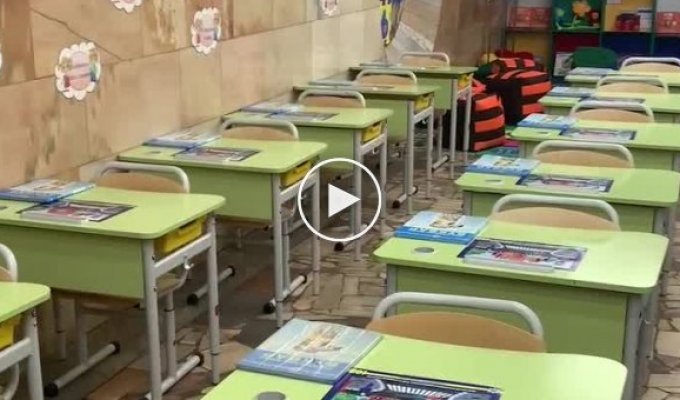 School in the subway. So the children of Kharkov will study in the coming months