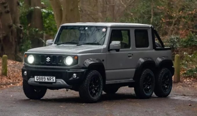 Мини-внедорожнику Suzuki Jimny приделали третью ось (20 фото)