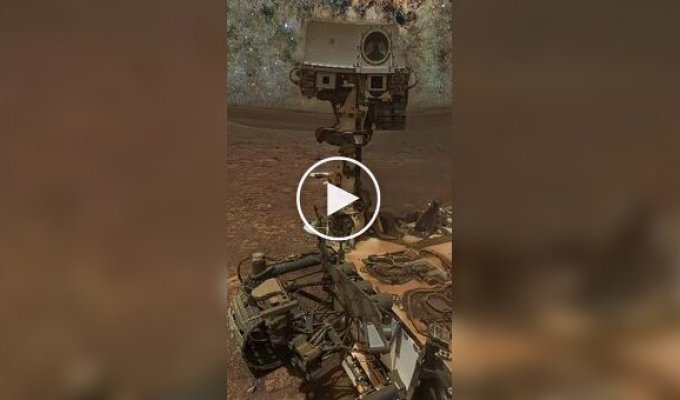Марсоход NASA Curiosity показал, как выглядит ночное небо на Марсе