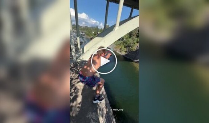A spectacular jump by a young extreme sports enthusiast.