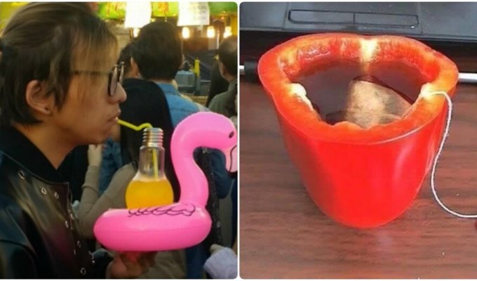 13 people who just wanted to order a drink in a cafe, but ran into a strange serving (14 photos)