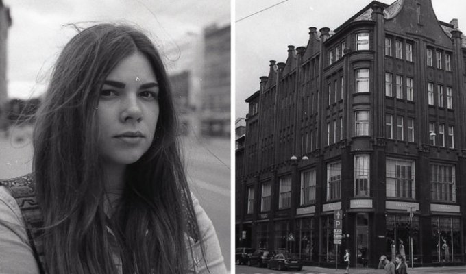 Пленка 35-мм: черно-белые фотографии улиц (38 фото)