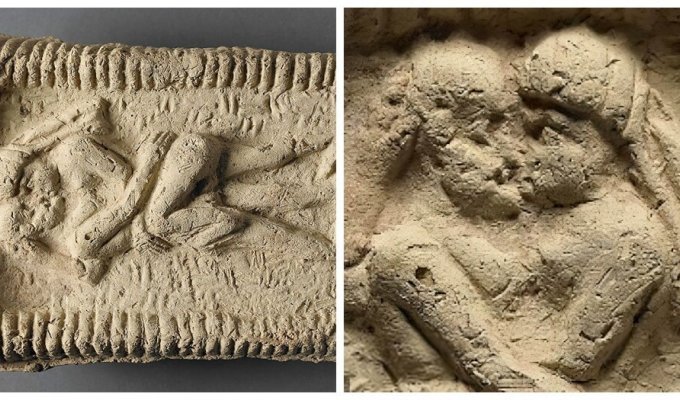 Earliest image of a kiss found (3 photos)