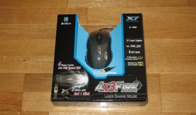 Компьютерная мышка A4Tech X7 XL-750 BF (на конкурс)
